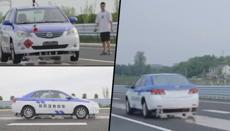 Watch China tests flying car with magnetic technology that goes up to 143 miles per hour gcw