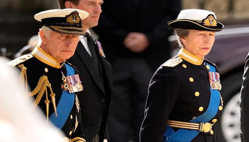 From Balmoral Castle to Edinburgh, Princess Anne becomes part of Queen Elizabeth's entire final journey