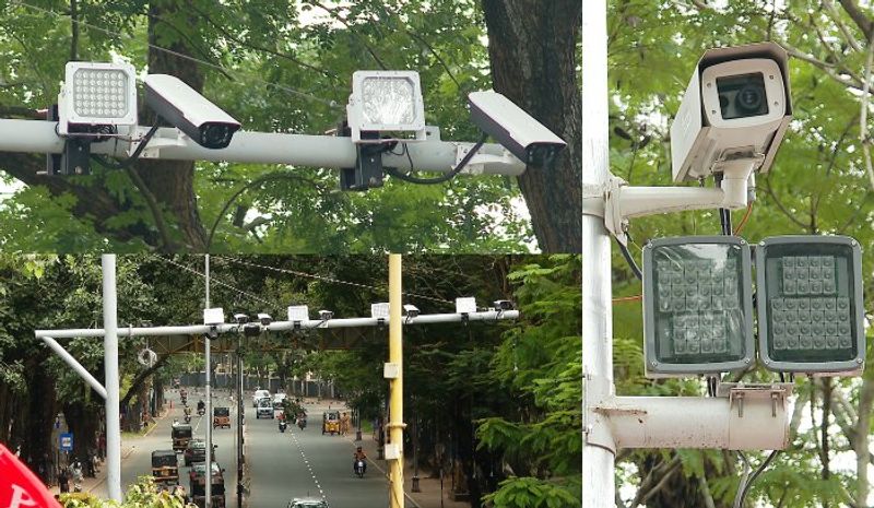 Karnataka Transport department and Police jointly instal smart enforcements to track traffic violation ckm