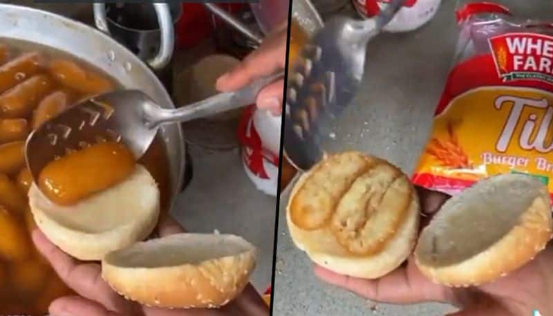 Burger with gulab jamun; bizarre video enraged netizens - gps