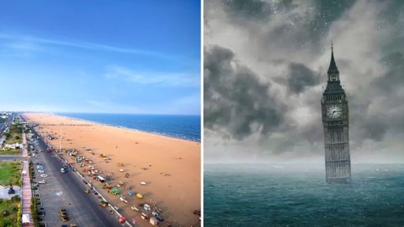 Sea level rise threatens to submerge coastal areas of Chennai within the next 5 years