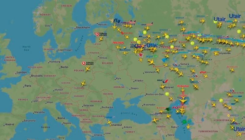 After Putin threat One way ticket out of Russia sold out price skyrocketed Flightradar Watch gcw