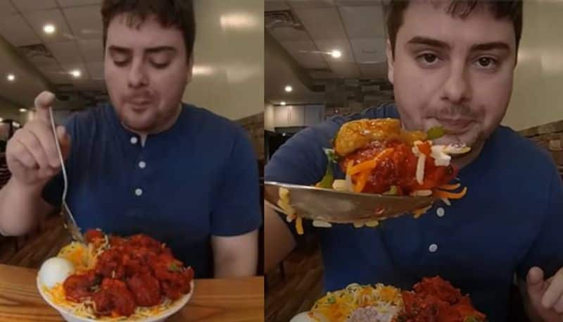 us youtuber tries hyderabadi biryani and talks in fluent telugu