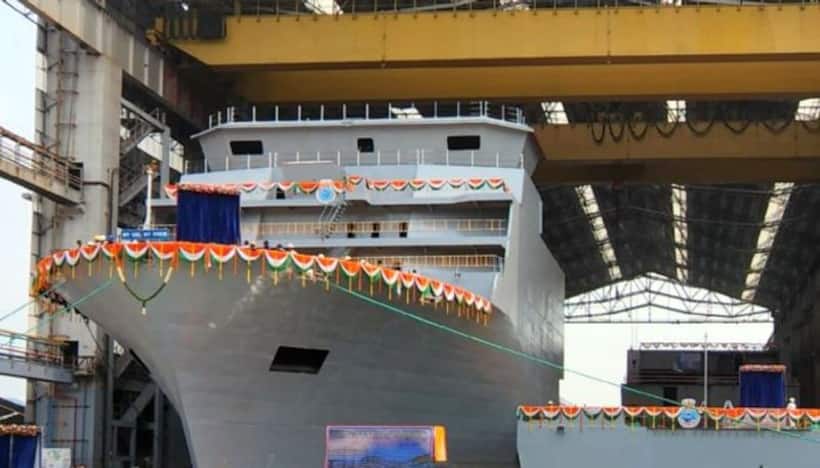 Indian Navy launches two Diving Support Vessels Nistar and Nipun