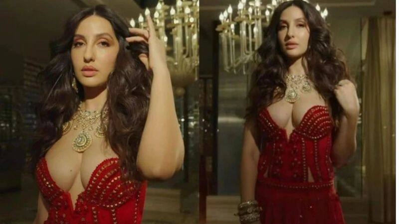 Bollywood Actress Nora Fatehi fans are amazed by her charming look gvd