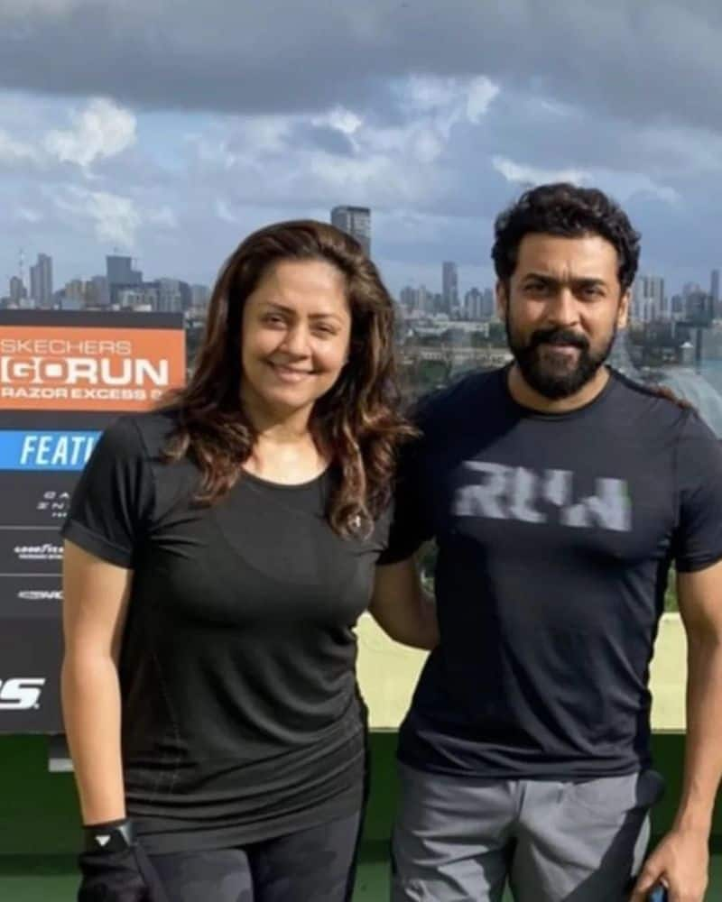 Actress Jyothika shared her Workout Video in instagram