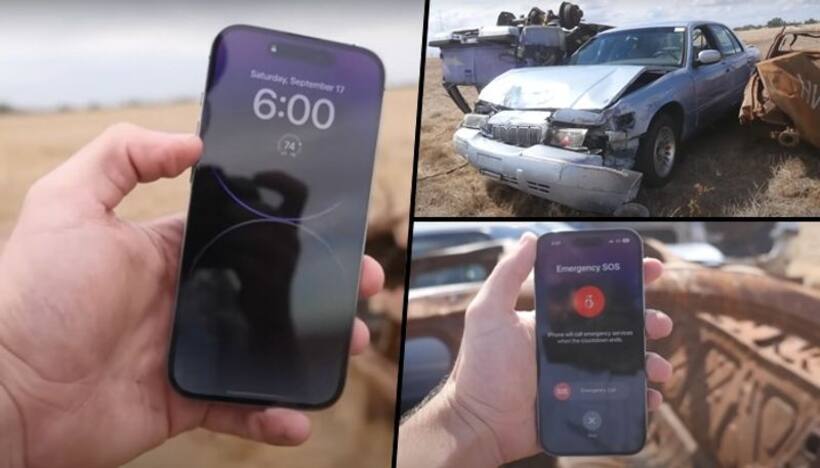 iPhone 14 has crash detection feature; YouTuber stages car accident to test it | Watch