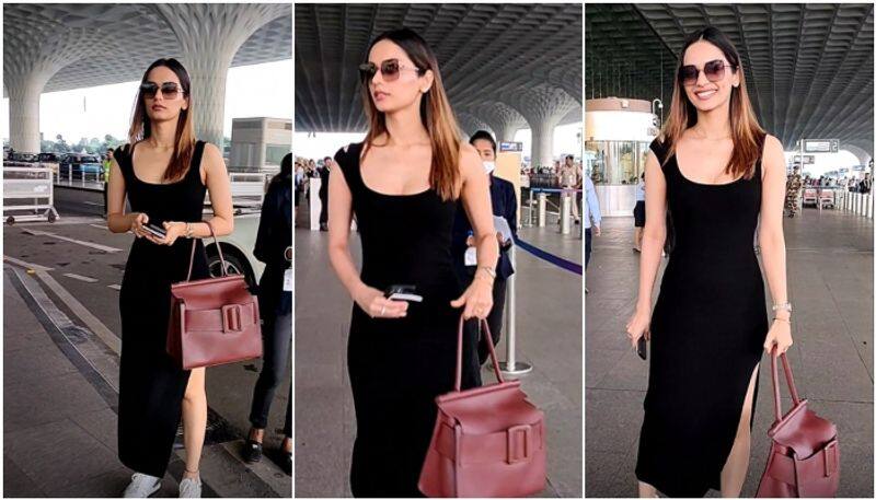 miss world manushi chhillar spotted at mumbai airport sgk