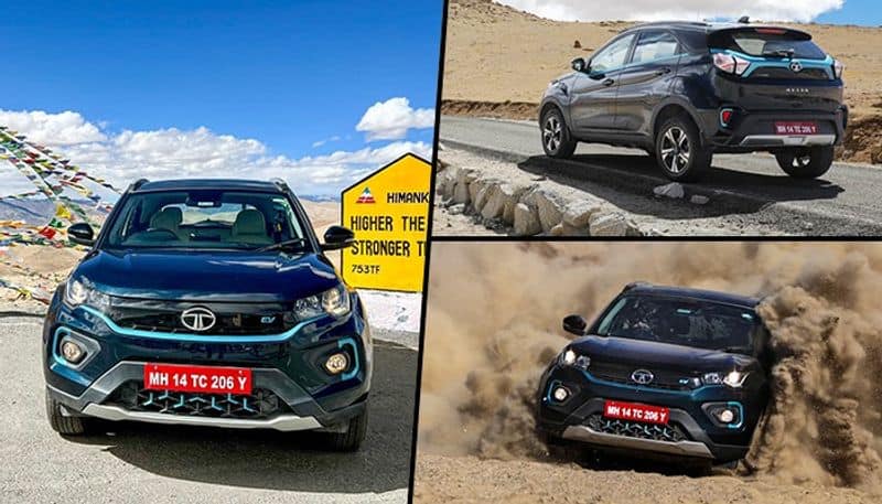 Tata Nexon EV Max becomes first electric car to reach Umling La pass gcw