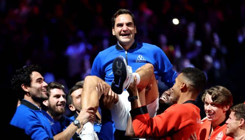 Laver Cup 2022 Watch Rafael Nadal gets emotionsl as Roger Federer end his career with emotional farewell