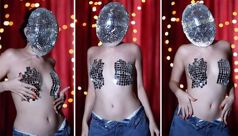 Dard e Urfi Javed Actor goes topless, uses mirror pasties to cover assets in bizarre new video drb