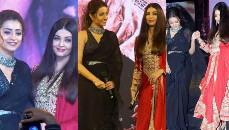 Aishwarya Rai stuns in red Trisha in black jokes video viral 