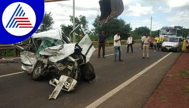 Mahalaya Amavasya  dark day for belagavi five people dead in accident gow 