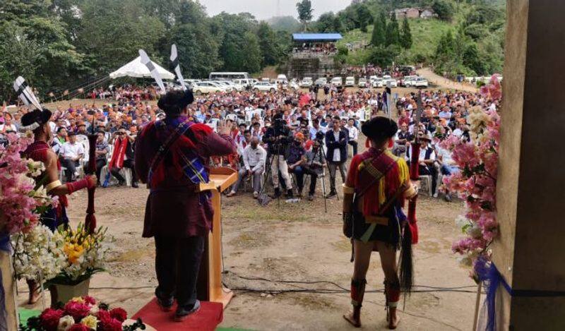 Rajeev Chandrasekhar visits Zunheboto, first Union minister to visit Nagaland district in 4 decades