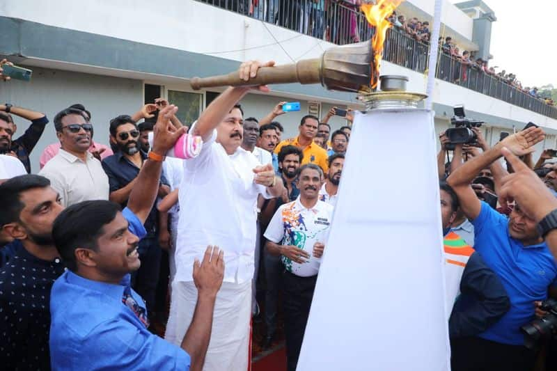 sports minister v abdurahiman inagurated mk jinachandran memorial district stadium at wayanad