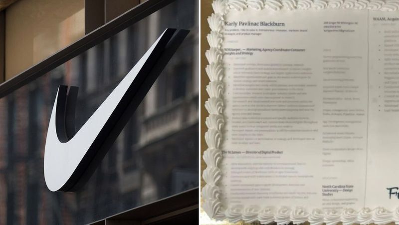 US woman prints out her resume on cake and sends it to Nike party goes viral