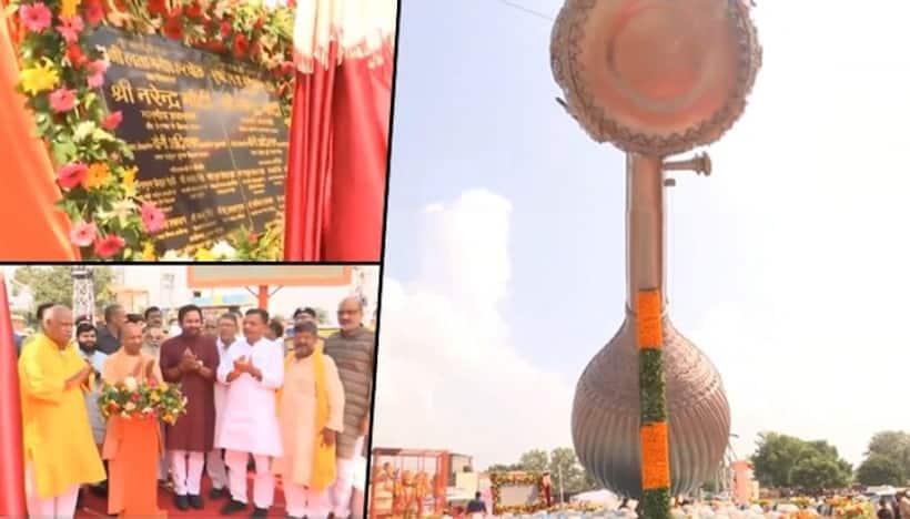 CM Yogi Adityanath inaugurates Lata Mangeshkar Chowk in Ayodhya; PM Modi recalls memories