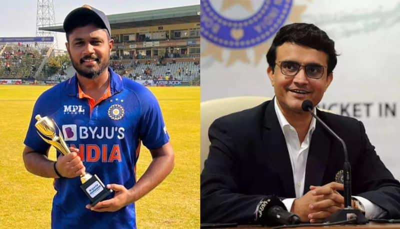 BCCI President Sourav Ganguly breaks silence on Sanju Samson Team India entry kvn