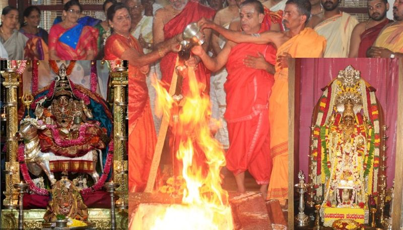 Navaratri festival in Shrurgeri sharada peeta and horanadu annapurneshwari temple akb