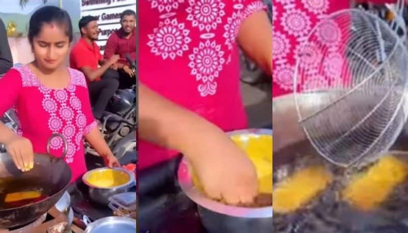 Woman makes chocolate pakodas in viral video