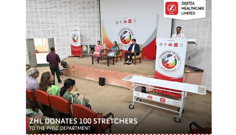 Ziqitza Healthcare Limited donates 100 stretchers to the PHSC Department