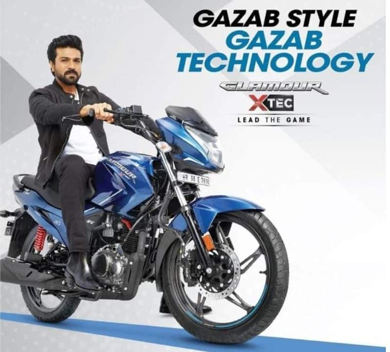 RRR Hero Ram Charan begins his ride with Hero Motocorp as brand ambassador 