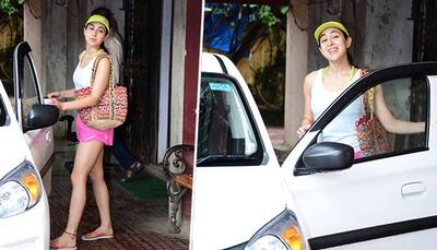 Video: Sara Ali Khan gets trolled for travelling in Maruti Alto to her gym; read funny comments by netizens