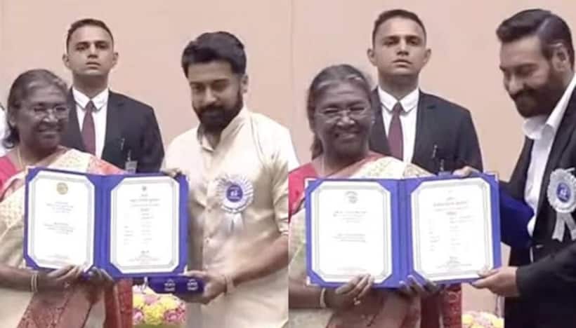 68th National Film Awards: Suriya, Ajay Devgn accorded with top honours