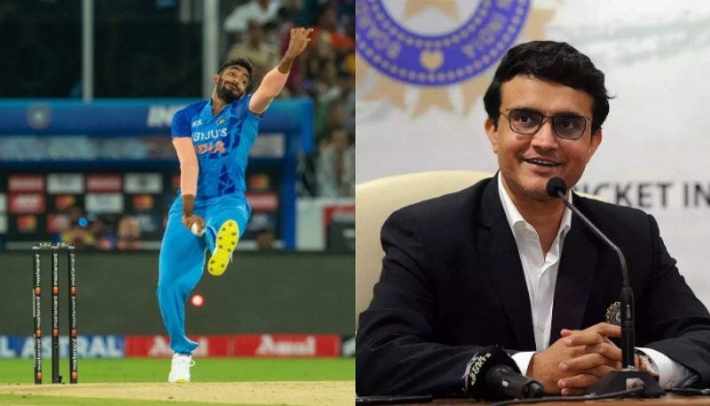 bcci president sourav ganguly gives update on bumrah availability for t20 world cup