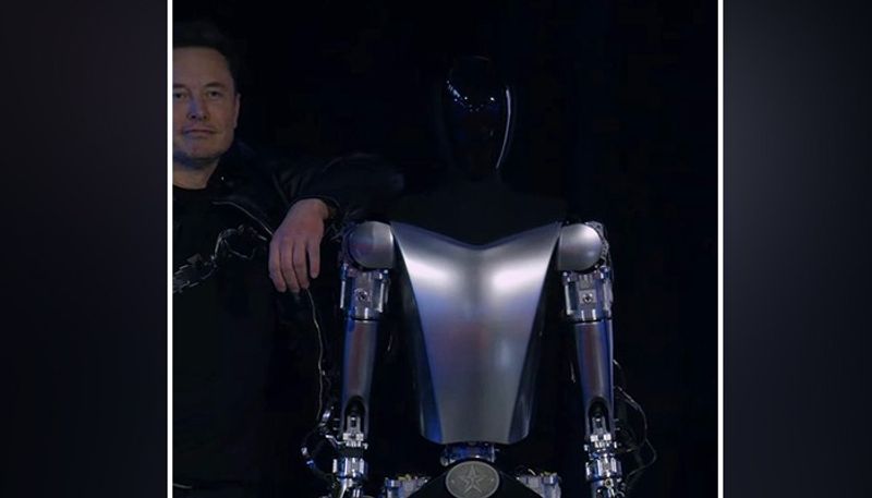 Elon Musk shows off Tesla optimus robot prototype likely to cost less than Tata Safari see photo gcw