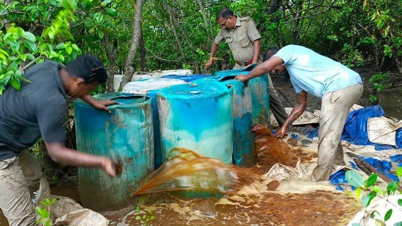 Telangana Excise Police detained five persons in illicit liquor case