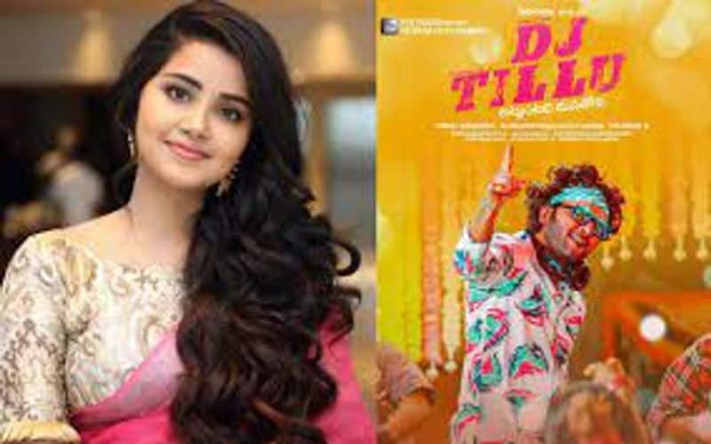 A special poster of Anupama Parameswaran from DJ Tillu 2