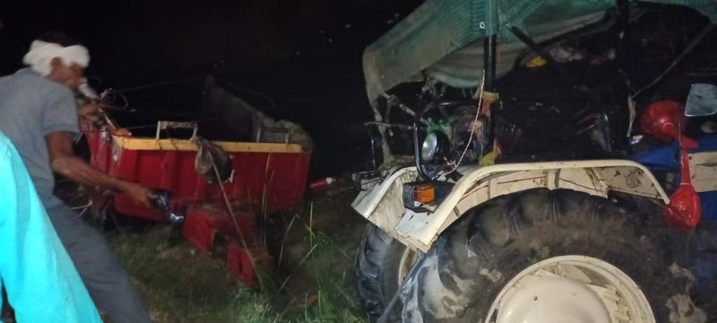 A 2-year-old boy died after being trapped by a tractor in Thiruvallur