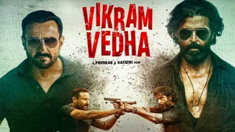 Vikram Vedha box office collection report Hrithik Roshan and Saif Ali Khan starrer fails Monday test drb