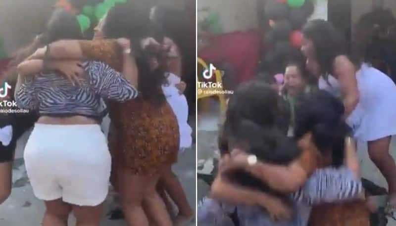 women falls into sinkhole while dancing in brazil 