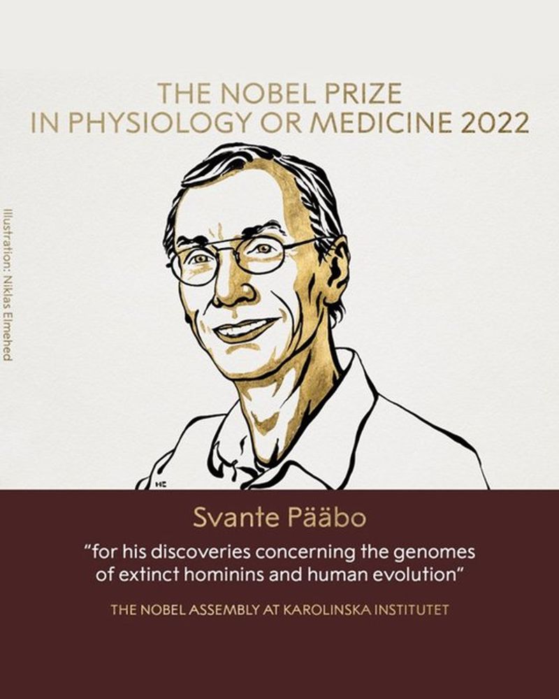 svante paabo wins 2022 nobel prize in medicine for discovery around genomes of extinct hominins ash