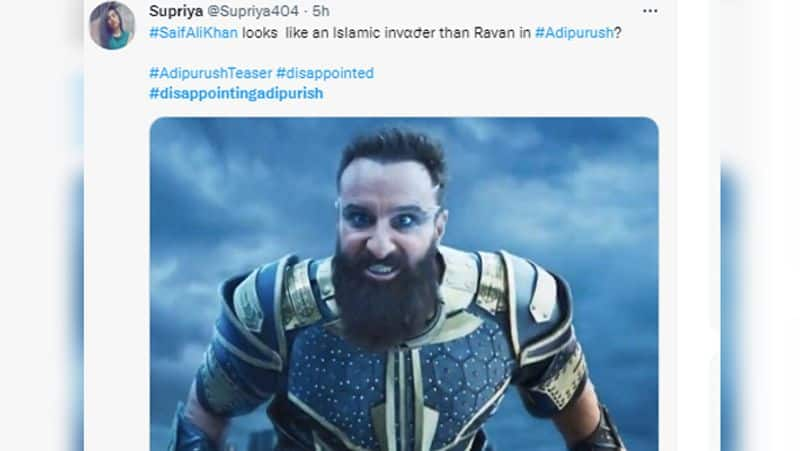 bollywood actor Saif Ali Khan ravanan character Gets Trolled in adipurush movie 