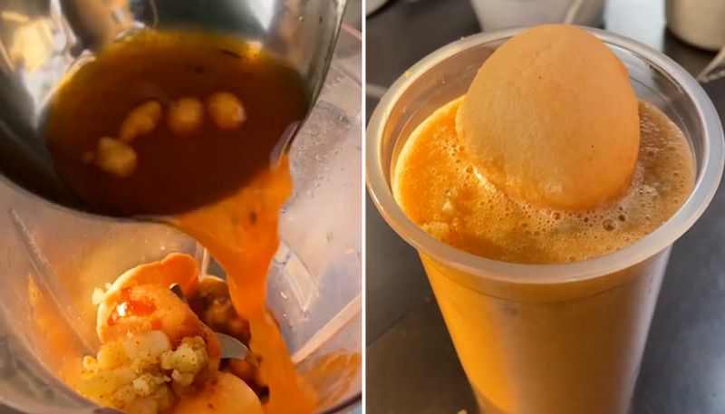 Watch After chocolate pakoda, strawberry samosa, internet witnesses golgappa shake; netizens not happy