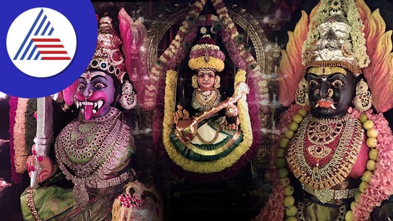 Navratri alankara of Bhandamma devi in laggere will leave you in awe skr