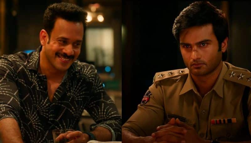 hunt movie telugu teaser sudheer babu mumbai police remake