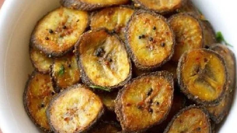 How to make Raw Banana fry in Tamil