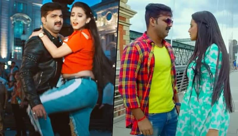 SEXY video: Bhojpuri actress Akshara Singh dances with Pawan Singh, looks HOT in backless blouse-WATCH RBA