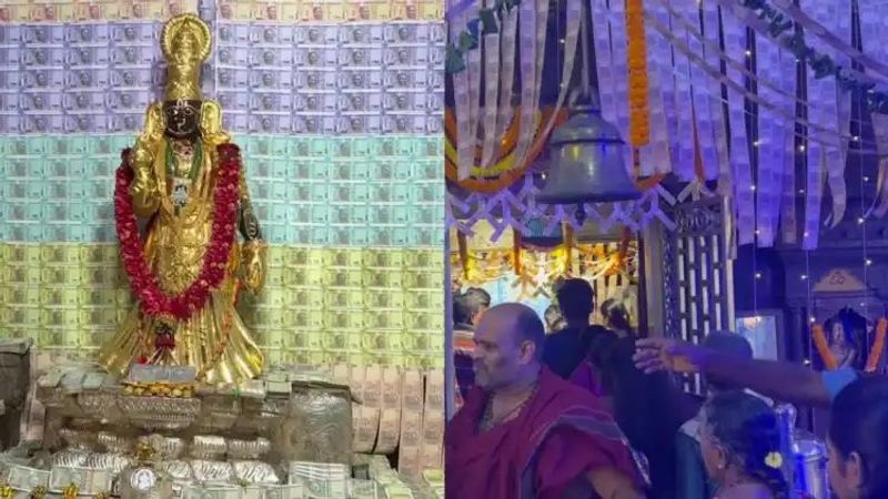 Navratri Special: 135-year-old Kanyaka Parameswari temple decorated with Rs 8 crore currency notes