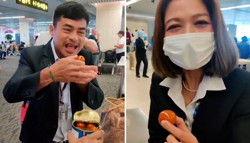 Watch Phuket airport officials stop passenger for carrying gulab jamuns, his response wins hearts-tgy