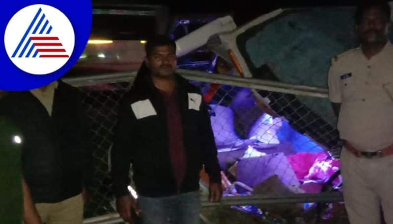 Car crashes into road divider MLA Arvind Bellad's uncle's condition is serious