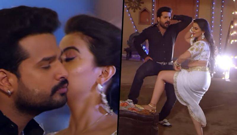 SEXY video: Bhojpuri actress Akshara Singh gets naughty with Ritesh Pandey; check out her BOLD dance-WATCH RBA