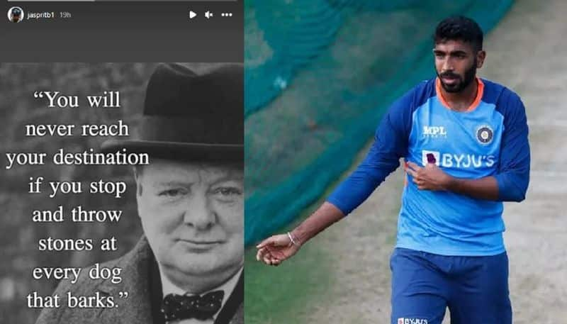 Pacer Jasprit Bumrah posts cryptic message to critics after missing ICC T20 World Cup 2022 kvn