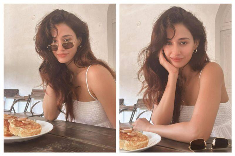 hot cute Pictures Disha Patani slays in SEXY white slip-on dress bikini leaves fans drooling for more snt