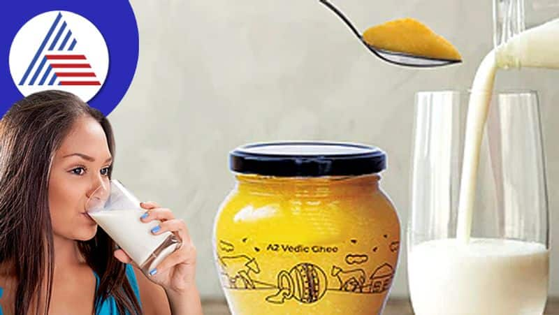 Health benefits of drinking ghee with milk