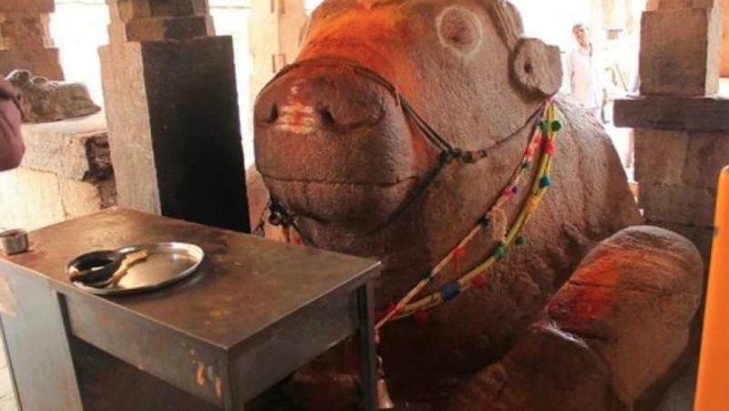 the mysterious growing nandi in yaganti temple